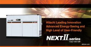 Máy nén khí Hitachi 160kw model OSP-160M5AN2 (Model tiêu chuẩn)